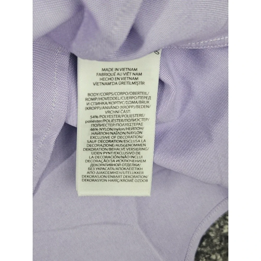 Polo Ralph Lauren Button Down Men's 4XLT Purple Performance Wicking NWT